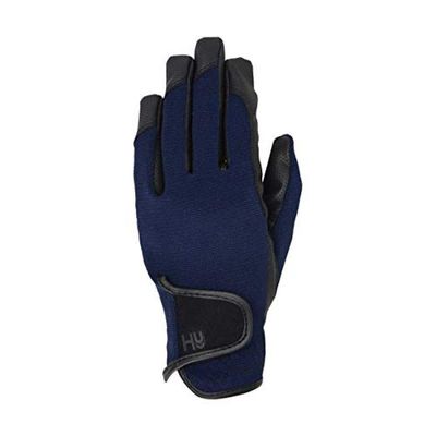 Hy5 Adults Burnham Pro Riding Gloves (XL) (Marine Navy)
