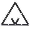 Dilwe Billiard Rack, 6Pcs/Set Triangle Rack Pool Table Ball Holder Positioning Billiard Accessory view 4