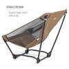 Helinox Ground Chair | Stable, 650g Ultralight, Packable, Portable Chair for Backpacking, Camping, Hiking, Travel, Moto-Touring (Coyote Tan) view 3