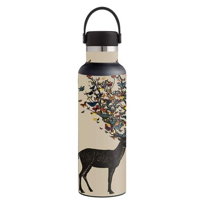 MightySkins Skin Compatible with Hydro Flask 21 oz. Standard Mouth - Wild Nature | Protective, Durable, and Unique Vinyl Decal wrap Cover | Easy to Apply, Remove, and Change Styles | Made in The USA