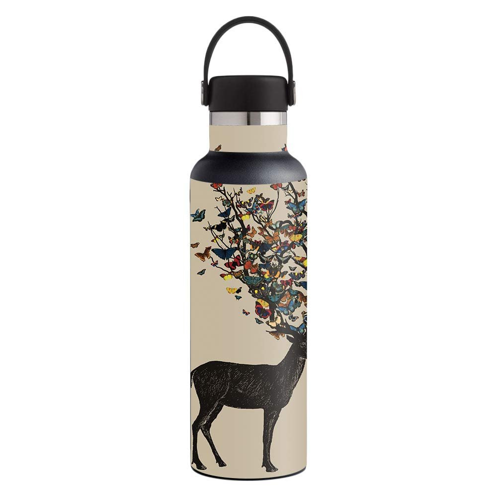 MightySkins Skin Compatible with Hydro Flask 21 oz. Standard Mouth - Wild Nature | Protective, Durable, and Unique Vinyl Decal wrap Cover | Easy to Apply, Remove, and Change Styles | Made in The USA