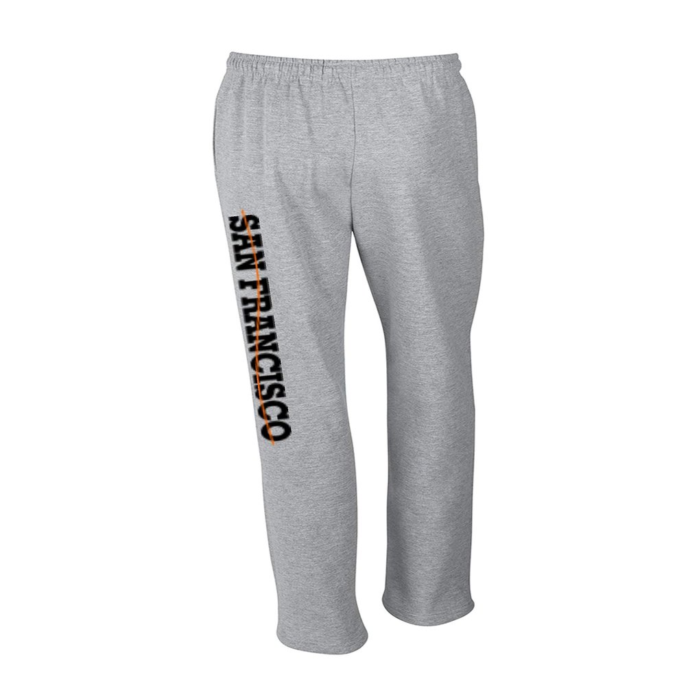San Francisco Sweatpants Gray Sizes Small - XL (X-Large)
