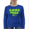Go All Out Large Royal Adult Gaming Mode On Funny Gamer Long Sleeve T-Shirt view 4