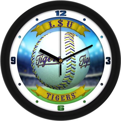 SunTime LSU Tigers - Home Run Wall Clock
