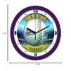 SunTime LSU Tigers - Home Run Wall Clock view 2