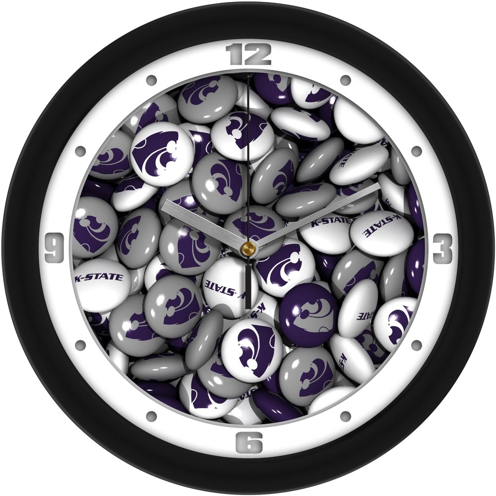 SunTime Kansas State Wildcats - Candy Wall Clock