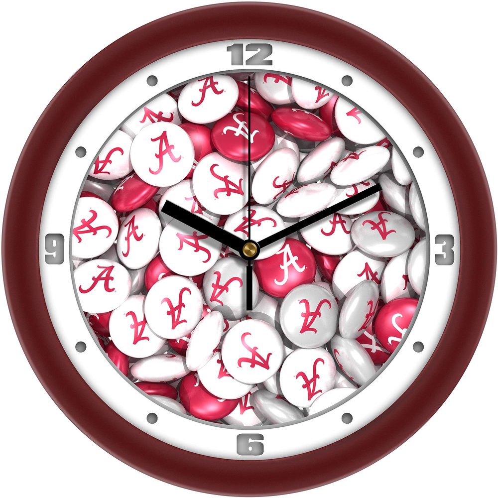 SunTime Alabama Crimson Tide - Candy Wall Clock