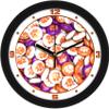 SunTime Clemson Tigers - Candy Art Team Wall Clock view 1