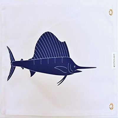EAT MY TACKLE Sailfish Release Boat Flag 5 Pack