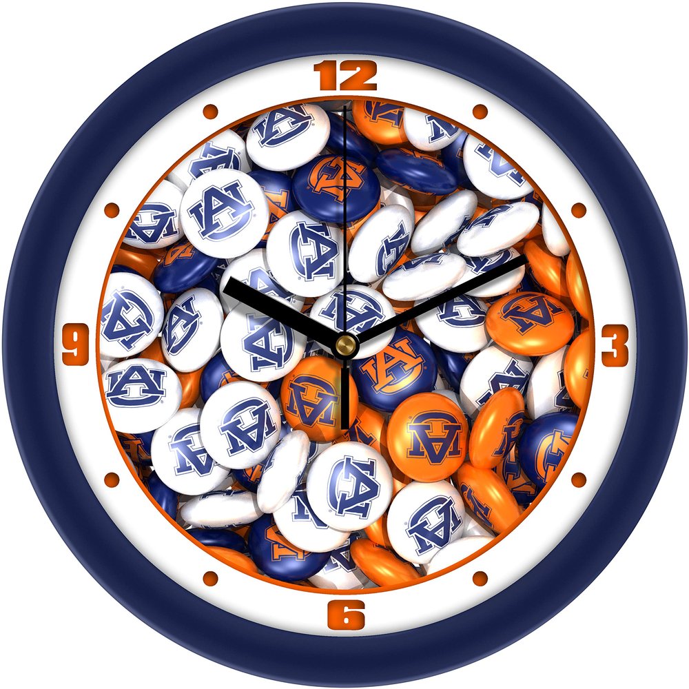 Auburn Tigers - Candy Wall Clock