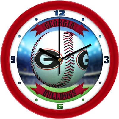 Georgia Bulldogs - Home Run Wall Clock