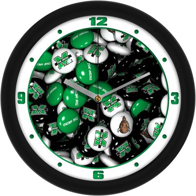 SunTime Marshall University Thundering Herd - Candy Wall Clock