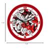 SunTime Ohio State Buckeyes - Candy Wall Clock view 3