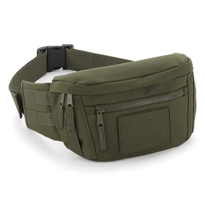 BagBase BG842 Adult Molle Utility Waistpack - BLACK - O/S