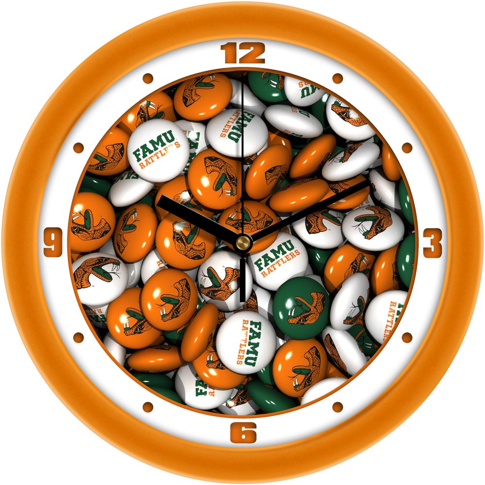 SunTime Florida A&M Rattlers - Candy Wall Clock