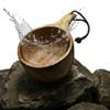 berleben | Lore Kuksa Wooden Cup  Handcarved 12oz Coffee Mug, Bowl with Lanyard & Carabiner  Lightweight Camping Essentials & Traditional Nordic Bushcraft Gear view 1