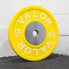 Valor Fitness BPKG-15 Bumper Plates for Olympic Weightlifting  15 KG (Sold Individually) view 2