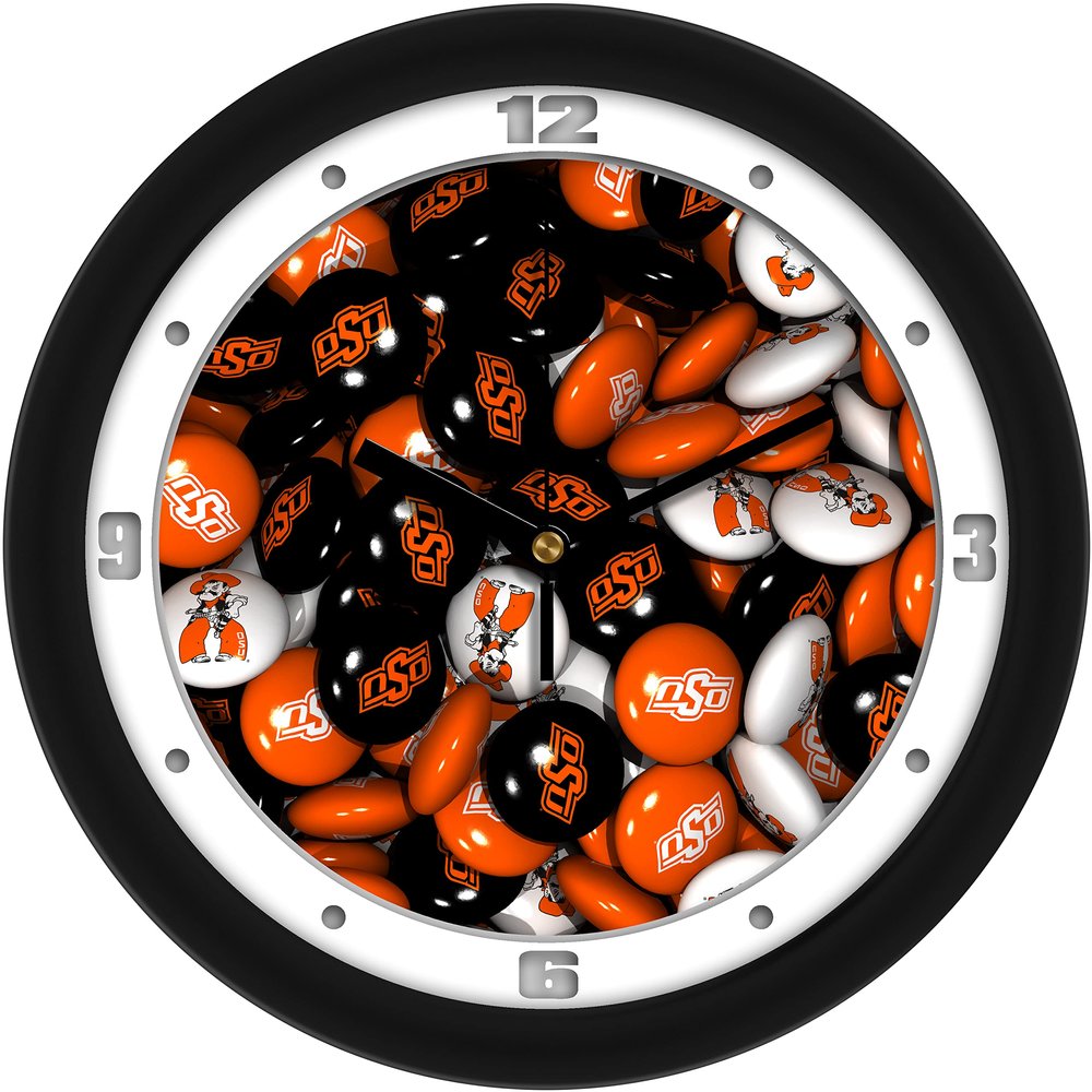 SunTime Oklahoma State Cowboys - Candy Wall Clock