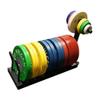 Vulcan Horizontal Bumper Plate Rack with Wheels  Heavy Duty Olympic Weight Plate Storage Stand for Bumper Plates, Competition Plates & Change Plates  Home Gym, Commercial Use view 1