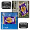 Los Angeles Lakers Flag 3x5 Banner view 3