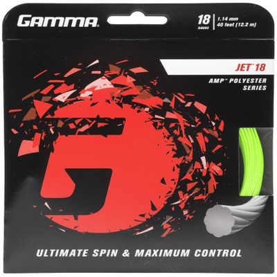 Gamma Sports AMP JET 18g String - Lime