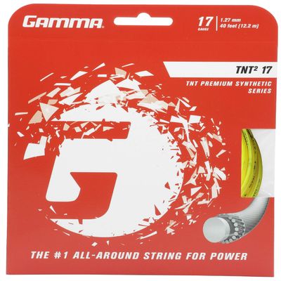 Gamma Sports TNT2 17g String - Yellow