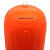 Extreme Max 3006.7729 BoatTector HTM Inflatable Fender - 8.5" x 20", Neon Orange view 3