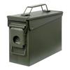 Allen Company Classic Steel Ammo Box - Large, Lockable, and Waterproof Ammo Storage for .30/.50 Caliber - Shooting Accessories - Army Green Metal Container view 1