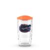 Tervis Made in USA Double Walled University of Florida Gators Insulated Tumbler Cup Keeps Drinks Cold & Hot, 10oz Wavy, Gator view 1