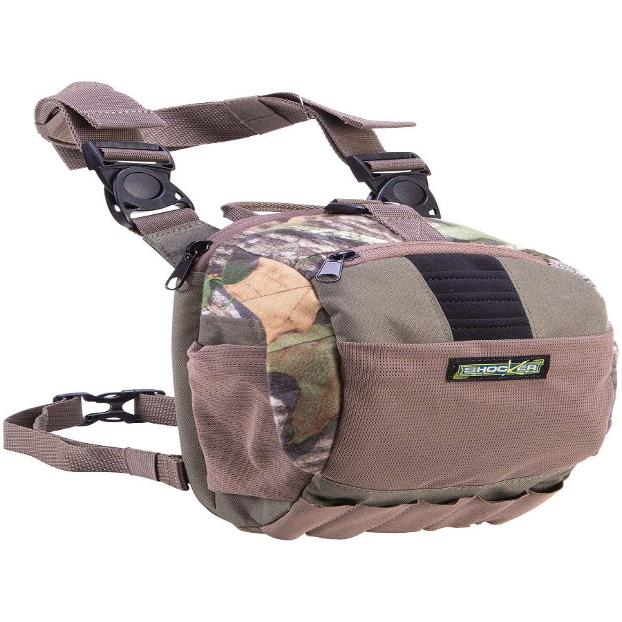 Allen Company Shocker Cut-N-Run Turkey Hunting Pack - 3in1: Thigh Pack, Sling Pack, Chest Pack - 9 Features, 10 Inch/315 Cubic inches / 5.2 L, Camo 19170 One Size