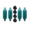 Extreme Max 3006.7623 BoatTector Inflatable Fender Value 4-Pack - 4.5" x 16", Teal view 1
