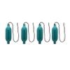 Extreme Max 3006.7623 BoatTector Inflatable Fender Value 4-Pack - 4.5" x 16", Teal view 2