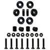 VJ skateshop Longboard Skateboard Combo Package with 70mm Wheels 7inch 180mm Aluminum Trucks, Bearings Hardware Complete Set view 4