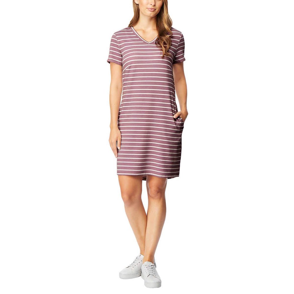 32 DEGREES Ladies Short Sleeve Dress (XXL, Pink)