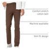 Amazon Essentials Men's Skinny Fit 5-Pocket Comfort Stretch Chino Pants, Brown, 40W x 34L view 4