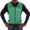 Glacier Tek Original Cool Vest with FR3 Flame-Retardant Banox Fabric and Nontoxic Cooling Packs Green view 1