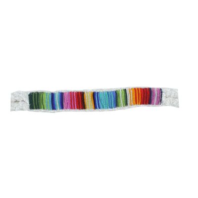 Professional's Choice Cowboy Braided Halter (Beads, White/Serape)