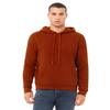 Bella + Canvas Unisex Sponge Fleece Pullover DTM Hoodie L BRICK view 1