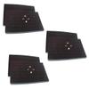 888 Display USA 6 Pcs 72 Slot Black Jewelry Travel Ring Inserts Display Pads (Black, 6) view 1
