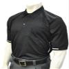 Smitty | BBS-310 | MLB Major League Style Short Sleeve with Piping | Made to Accommodate Chest Protector | Baseball Softball | Umpire's Choice! (Black with White Piping, XL) view 1