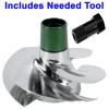 (Compatible With Sea-Doo) Solas Stainless Steel Concord SRZ Series Progressive SRZ-CD-14/19A Impeller w/TOOL (See Ad for exact models & years) view 2