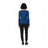 Natural Uniforms Women's Under Scrub Tee Crew Neck Long Sleeve T-Shirt (True Navy Blue, X-Small) view 3
