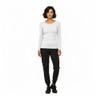 Natural Uniforms Women's Under Scrub Tee Crew Neck Long Sleeve T-Shirt (White, X-Large) view 2