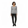 Natural Uniforms Women's Under Scrub Tee Crew Neck Long Sleeve T-Shirt (Grey, 2X-Large) view 2