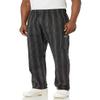 Chef Code Modern Fit Unisex Cargo Chef Pants, Elastic Waist CC220 (Chalkstripe Gray, XS) view 1