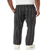 Chef Code Modern Fit Unisex Cargo Chef Pants, Elastic Waist CC220 (Chalkstripe Gray, XS) view 2