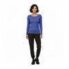 Natural Uniforms Women's Under Scrub Tee Crew Neck Long Sleeve T-Shirt (Ceil Blue, 2X-Large) view 2