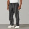 Chef Code Modern Fit Unisex Cargo Chef Pants, Elastic Waist CC220 (Chalkstripe Gray, 2XL) view 3