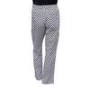 Chef Code Modern Fit Unisex Cargo Chef Pants, Elastic Waist CC220 (Checkered White, 5XL) view 2
