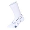 2XU Unisex Vectr Cushion Crew Socks - Sports Performance Socks - White/Grey - Size Large (Men's Size 9-12, Women's Size 10-13.5) view 1